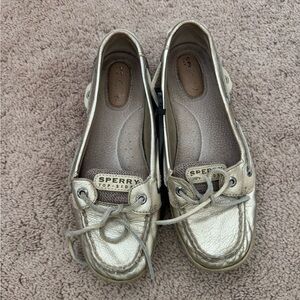 Sperry Women's Gold Boat Shoes